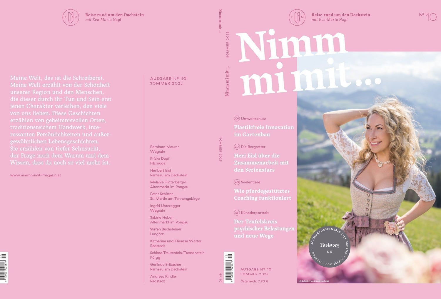 Titelstory im "Nimm mi mit Magazin"