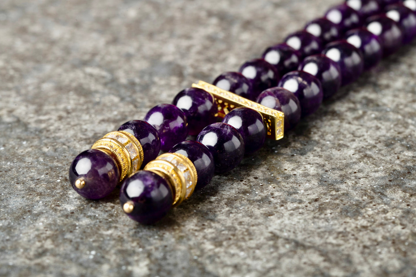 Amethyst-Kette „Violette Melodie“