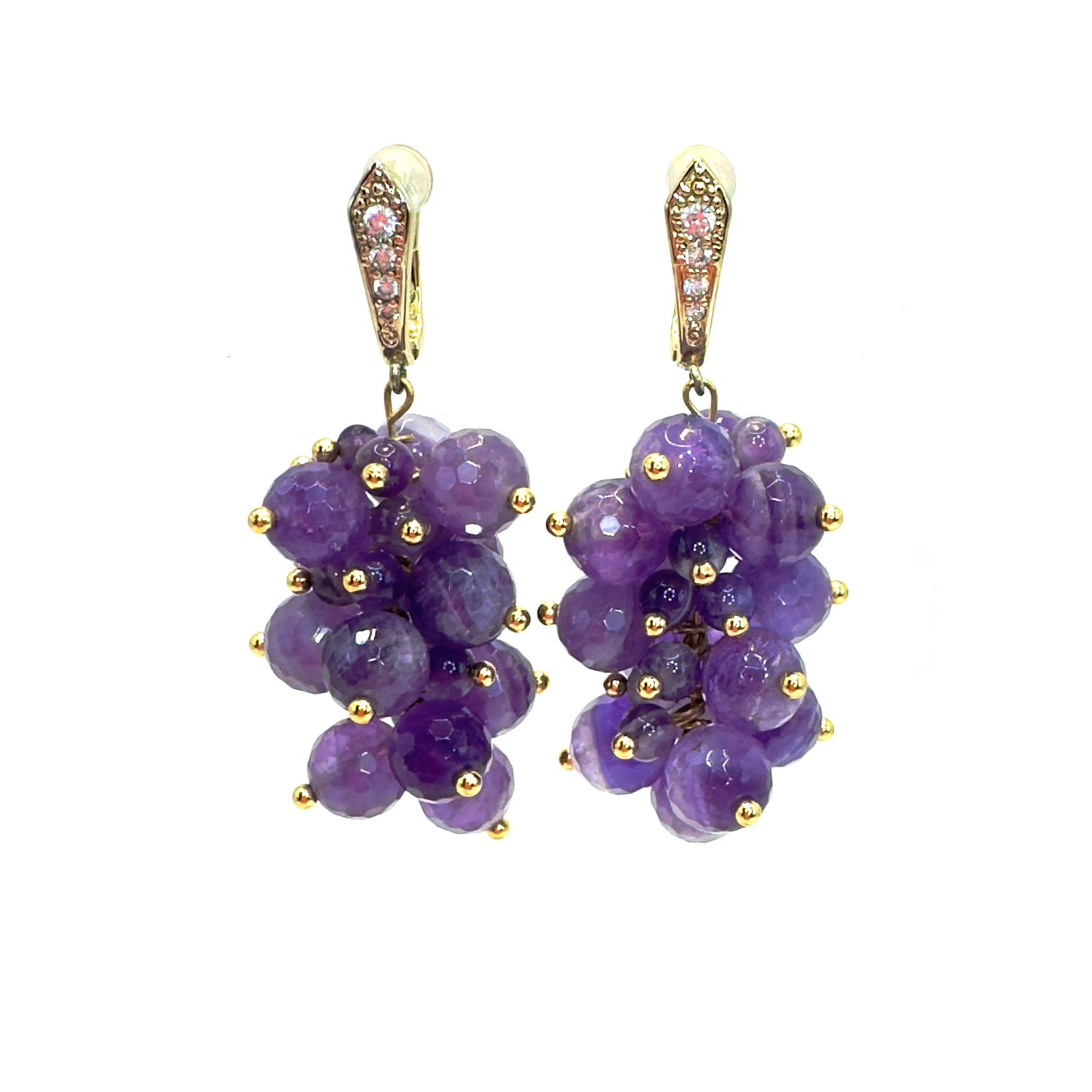 Ohhringe „Royal Violet“