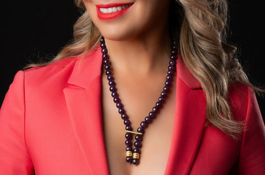 Amethyst-Kette „Violette Melodie“